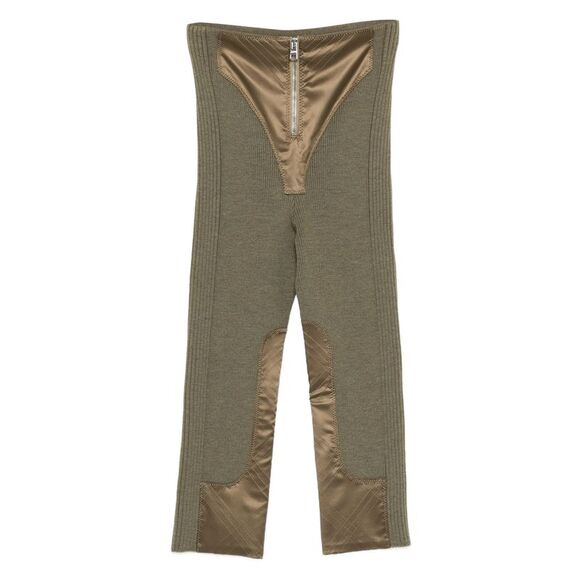 Jean Paul Gaultier Green Trousers - Cropped Trousers Women